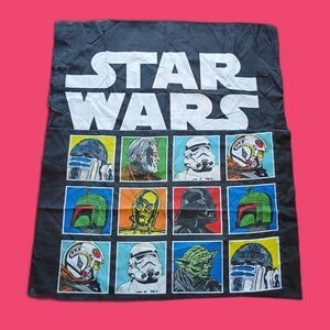 Vintage Star Wars Pillow Cases Lot of 2 Colorblock 90s Lucasfilm